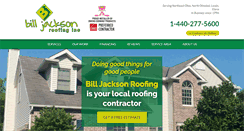 Desktop Screenshot of billjacksonroofing.com